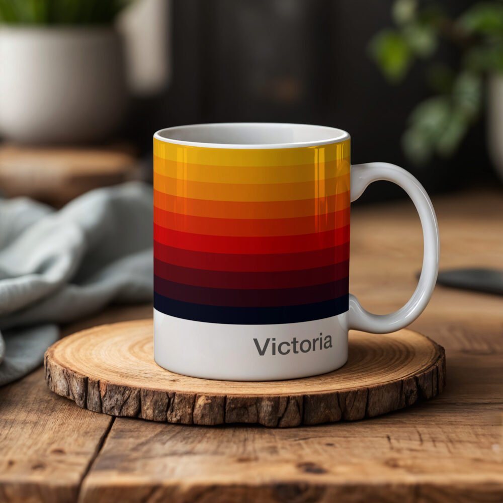 Personalised Colour Band Mugs - Image 3