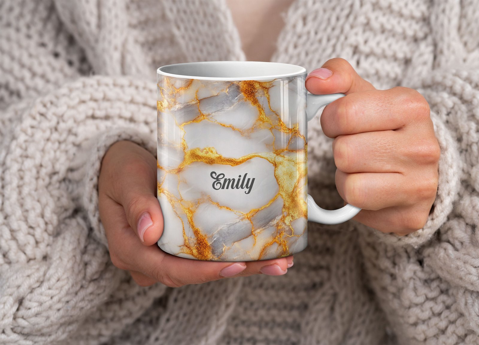 Personalised Luxury Agate & Geode Marble Mugs - Image 5