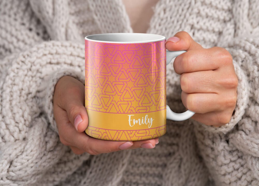 Personalised Gradient Pattern Mugs - Image 7