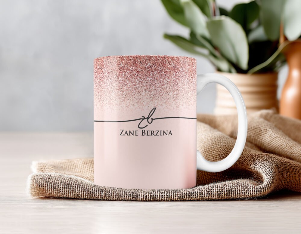 Personalised Name & Initials Marble Mugs - Image 6
