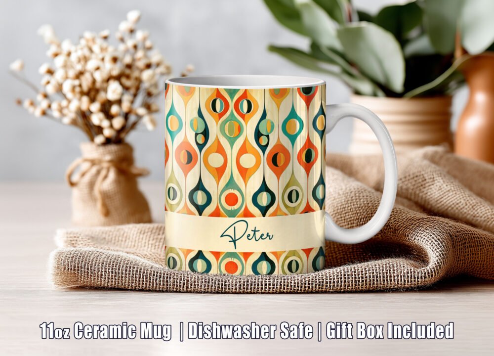 Personalised Retro Vintage Mugs - Image 3