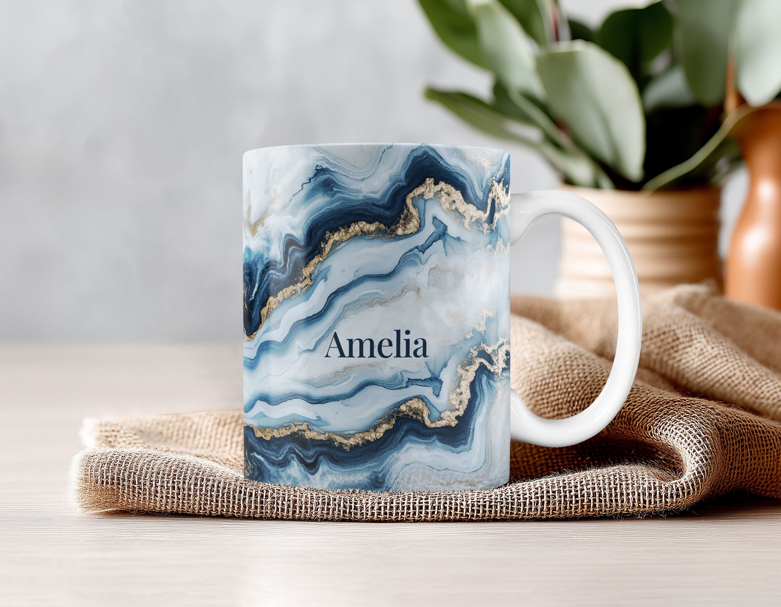 Personalised Luxury Agate & Geode Marble Mugs - Image 4