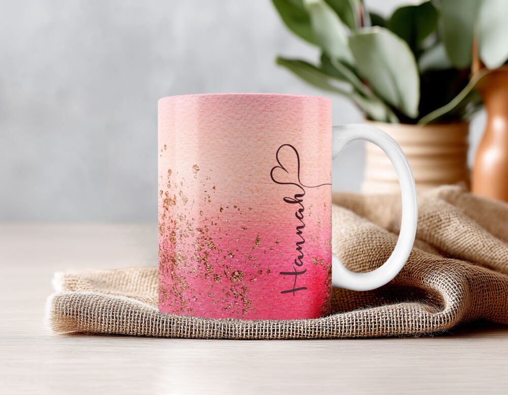 Personalised Agate Watercolour Marble Mugs - Image 7