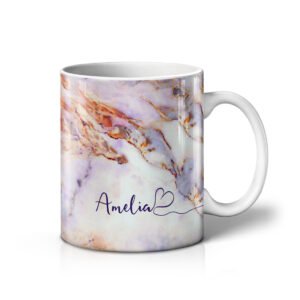 Lilac & Copper Marble