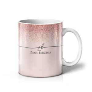 Blush Pink Glitter Fade