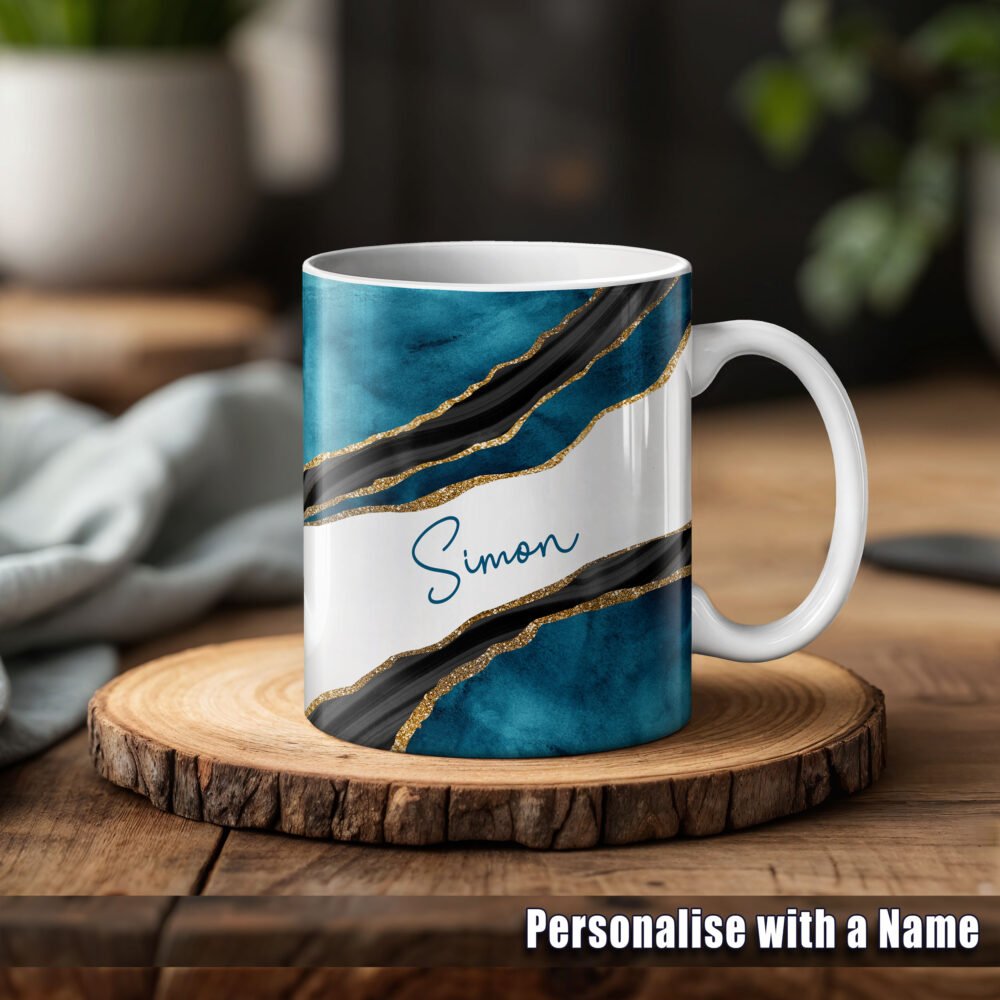 Personalised Agate Marble Swirl Mugs - Image 9