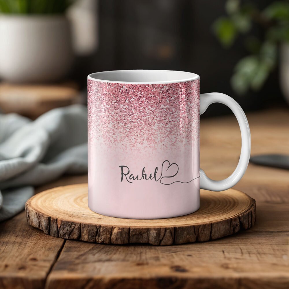 Personalised Marble Heart Mugs - Image 2