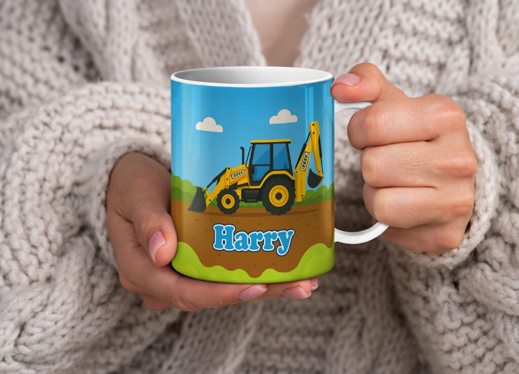 Personalised Polymer Vehicle Theme Mugs - Image 7