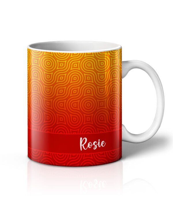 Personalised Gradient Pattern Mugs