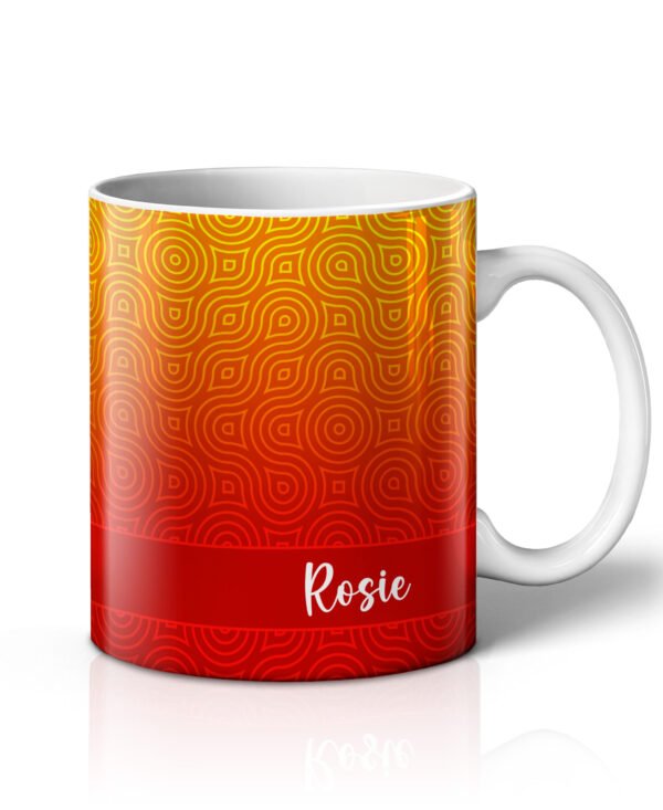 Personalised Gradient Pattern Mugs