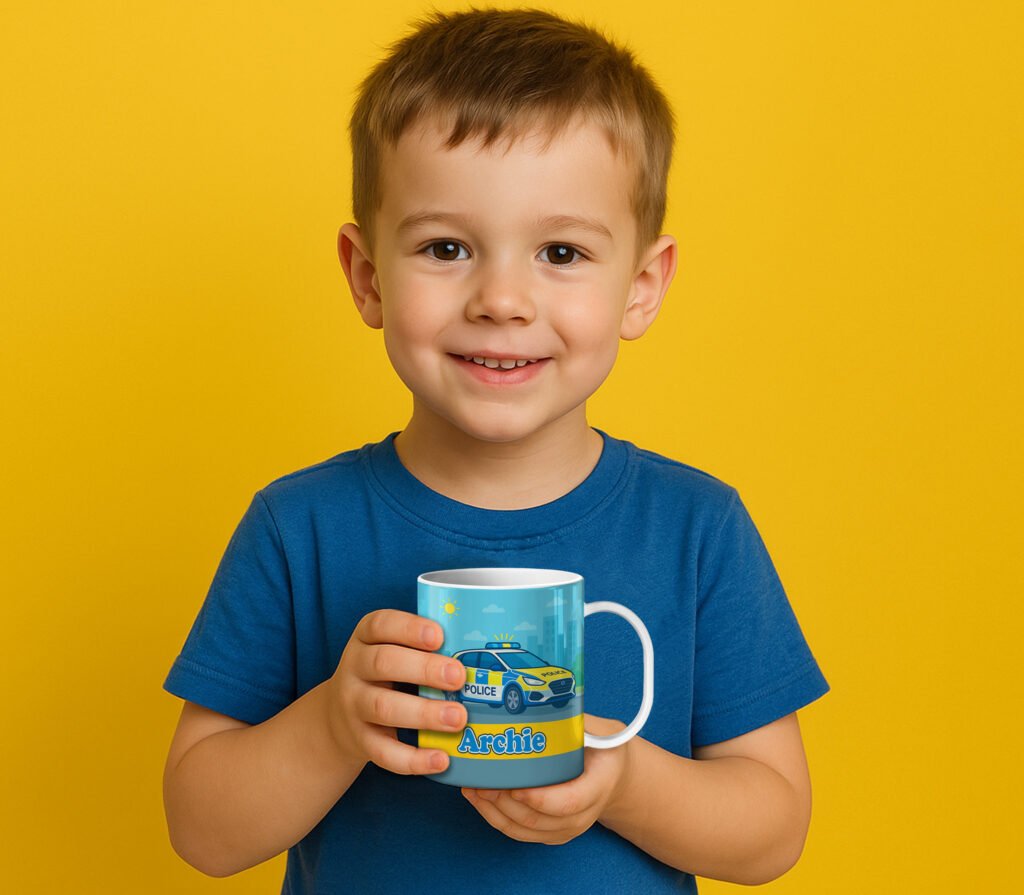 Personalised Polymer Vehicle Theme Mugs - Image 3