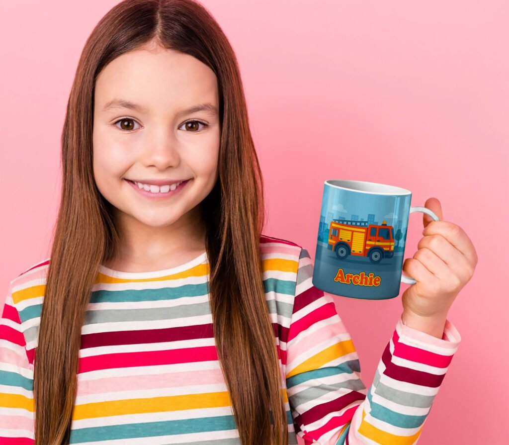 Personalised Polymer Vehicle Theme Mugs - Image 8