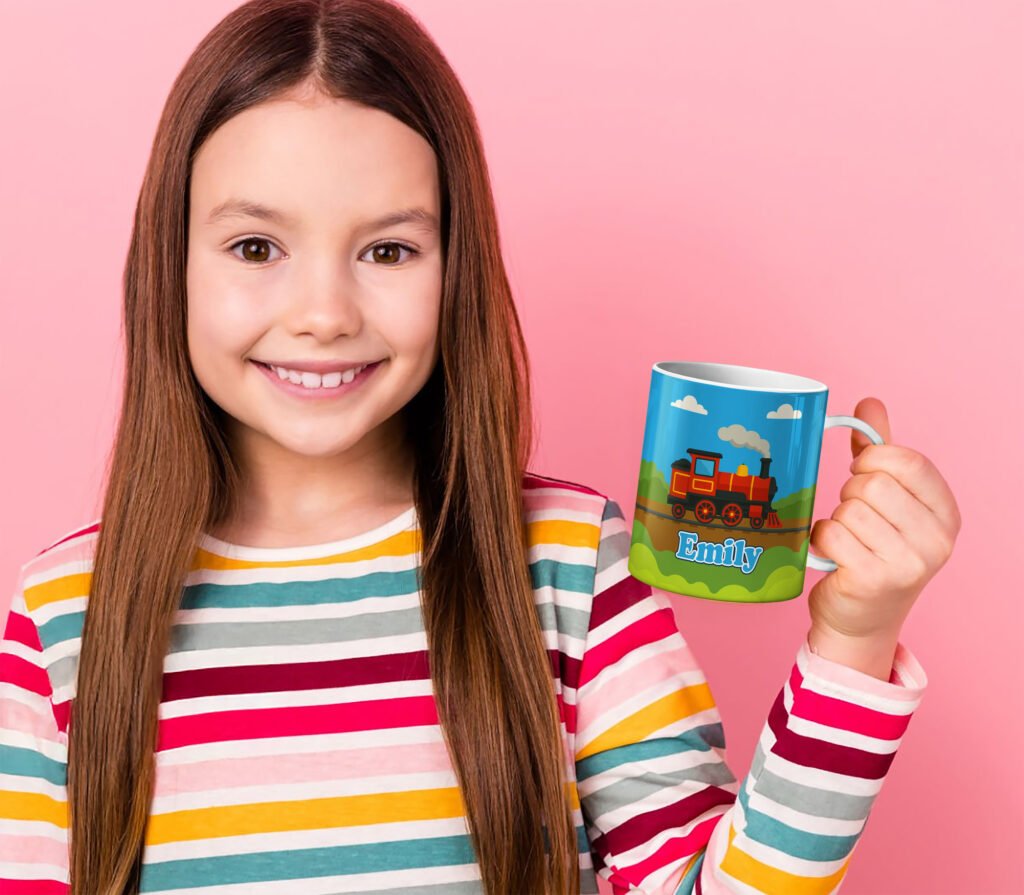 Personalised Polymer Vehicle Theme Mugs - Image 2