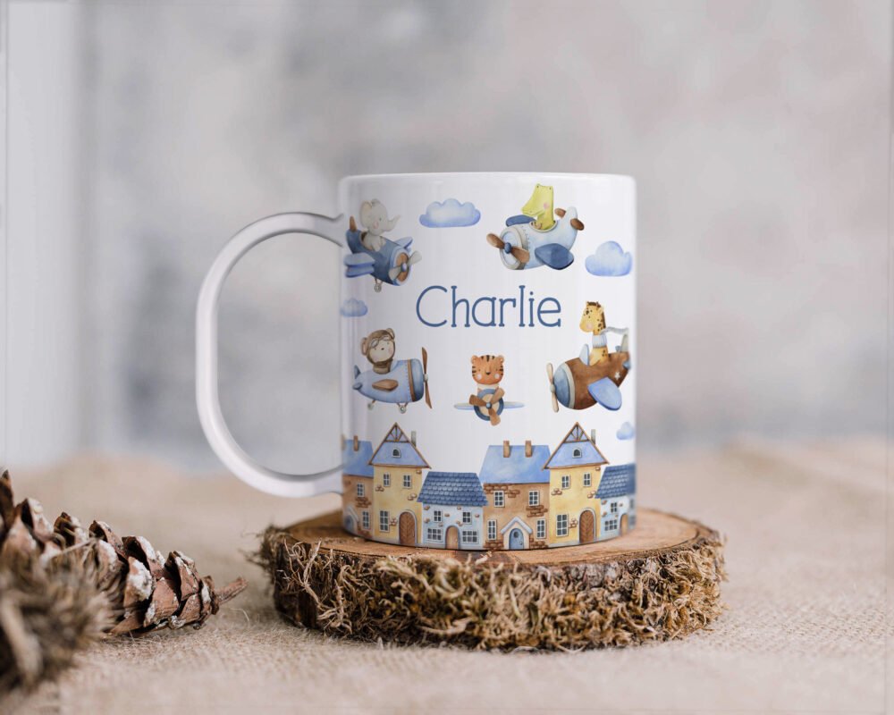 Personalised Polymer Animal Theme Mugs - Image 9
