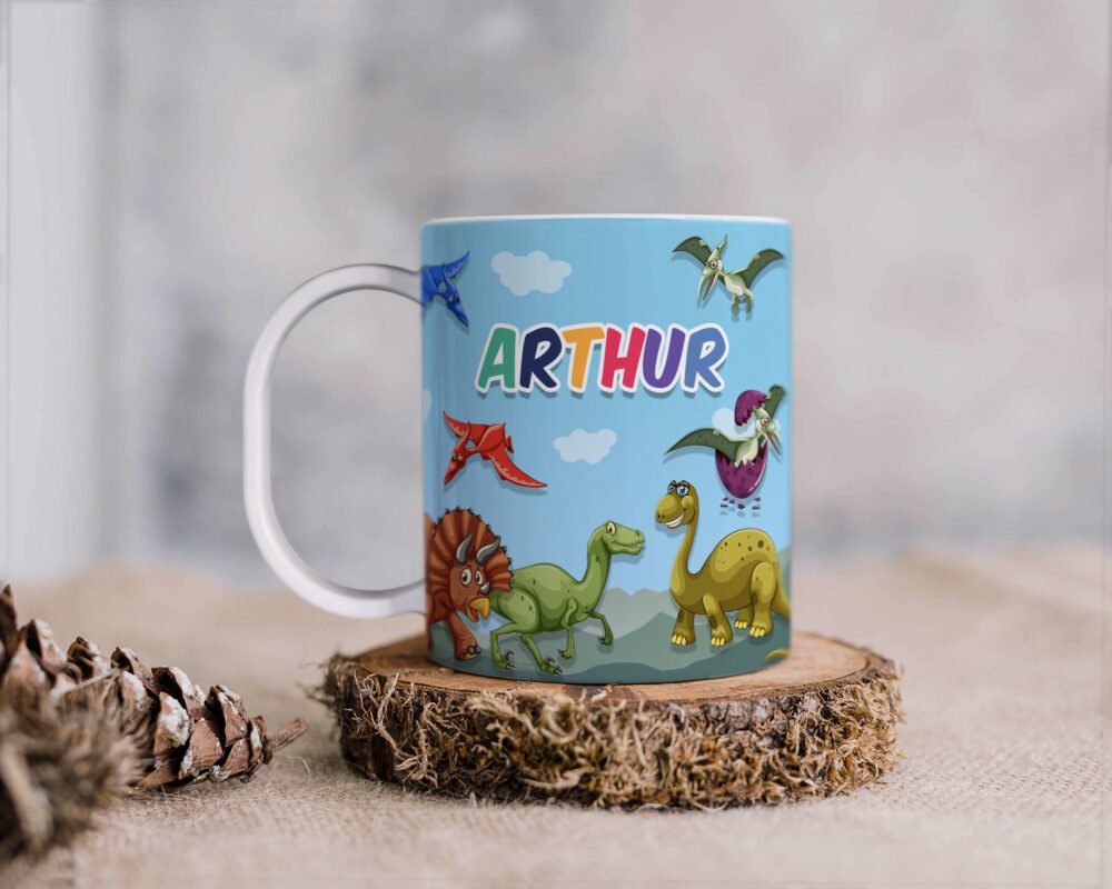 Personalised Polymer Animal Theme Mugs - Image 3